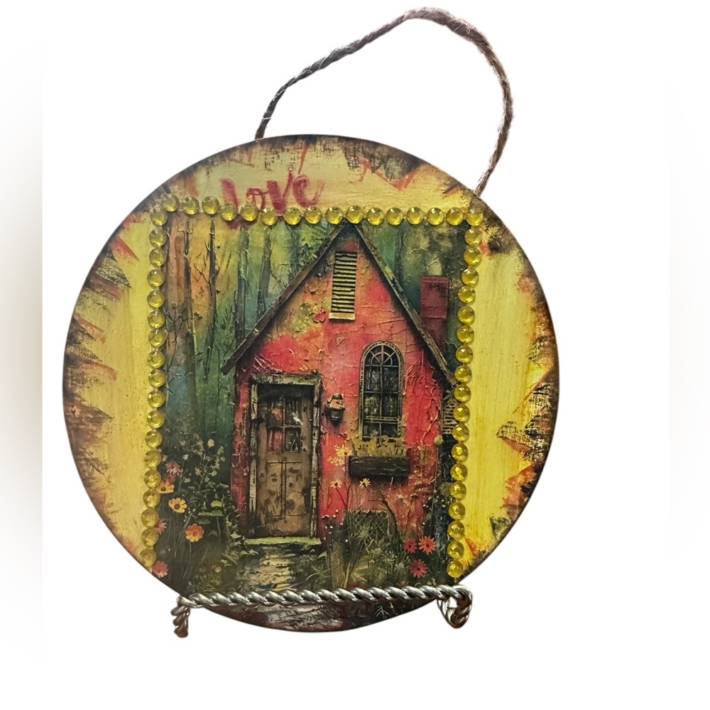 Hand crafted House embellished sign